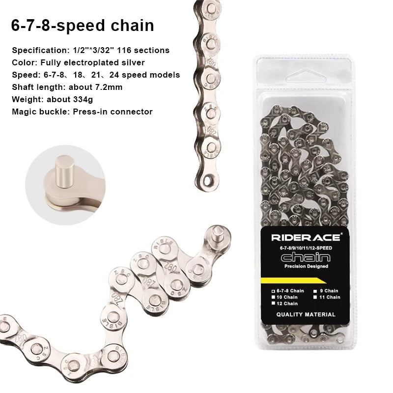 Chaîne Vélo RIDERACE RR7913