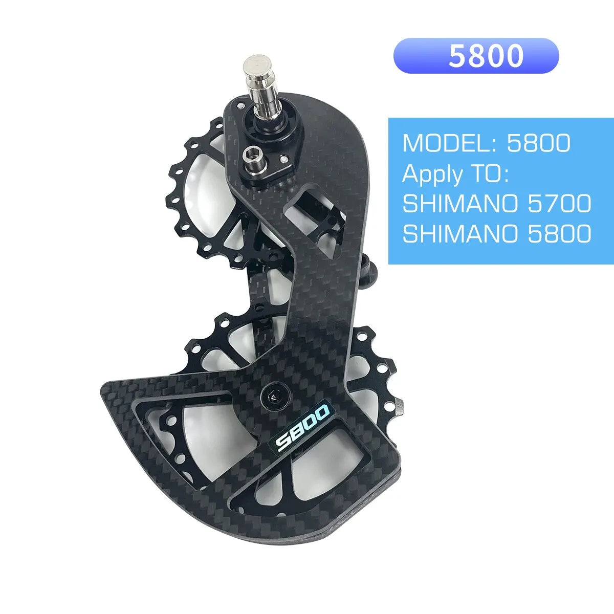 CYCLAM chape en Céramique et Fibre de Carbone – Compatible Shimano 105/Ultegra/DURA-ACE