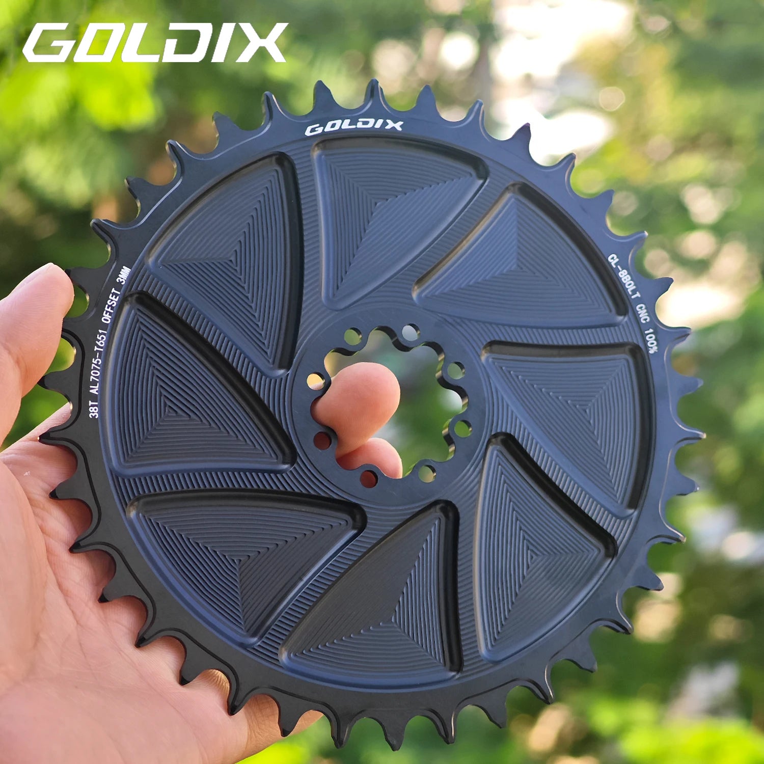 Plateau AERO GOLDIX Direct Mount 8 Boulons
