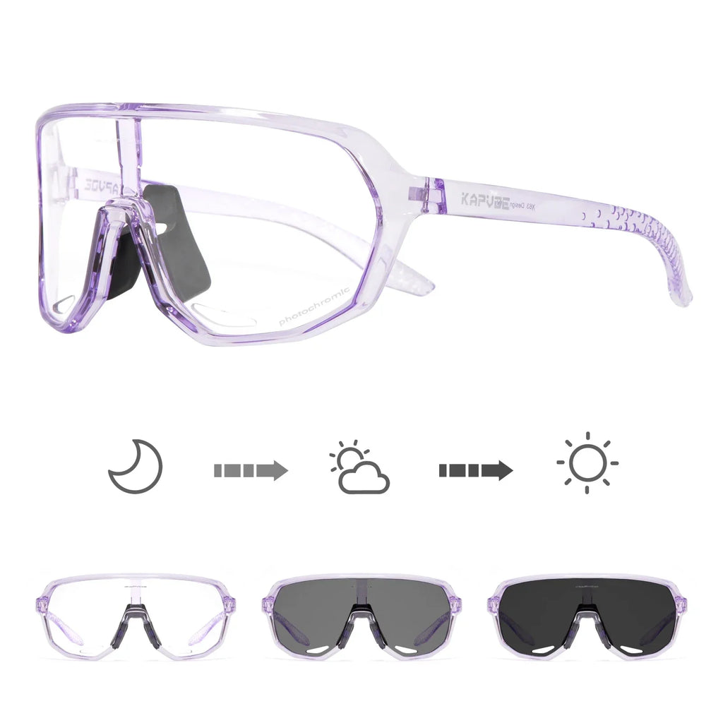 Lunettes de Cyclisme KAPVOE Photochromiques UV400