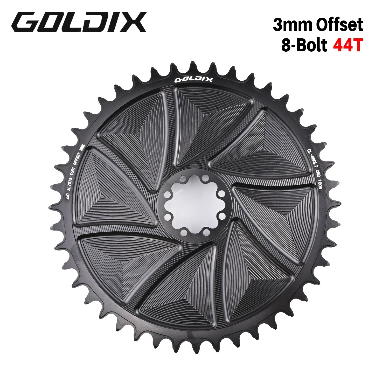 Plateau AERO GOLDIX Direct Mount 8 Boulons