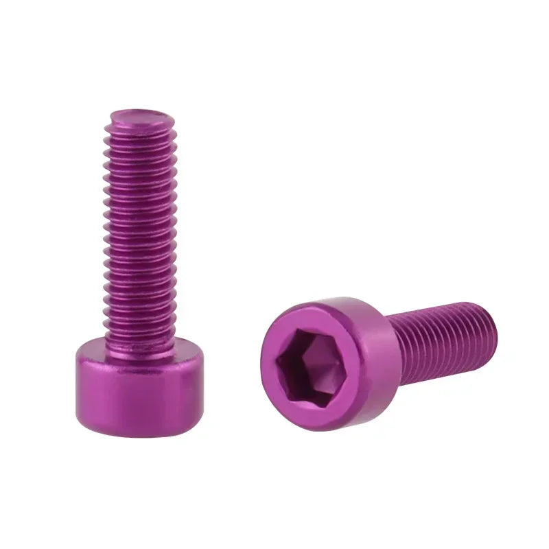 Boulons Porte-Bidon Vélo – 2 pcs M5 Aluminium