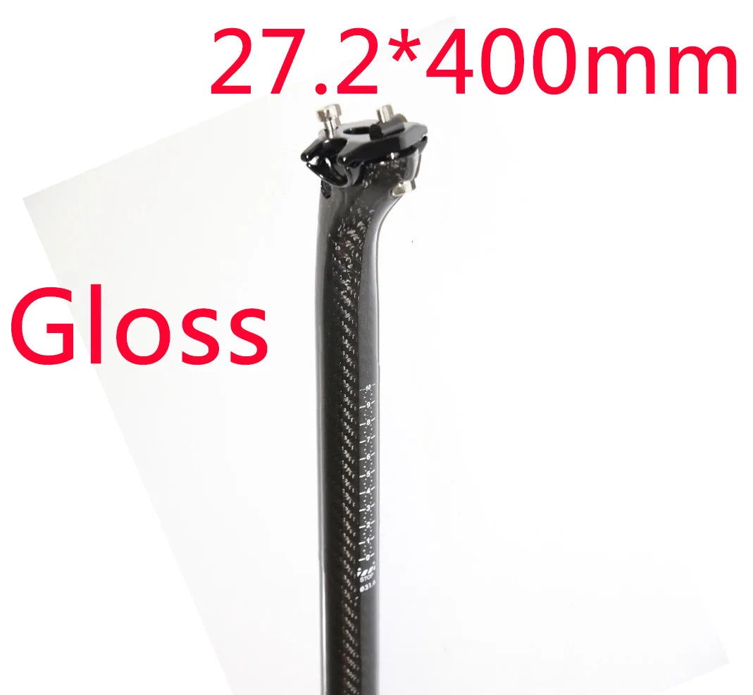 Tige de Selle Carbone 3K Vélo Route & VTT