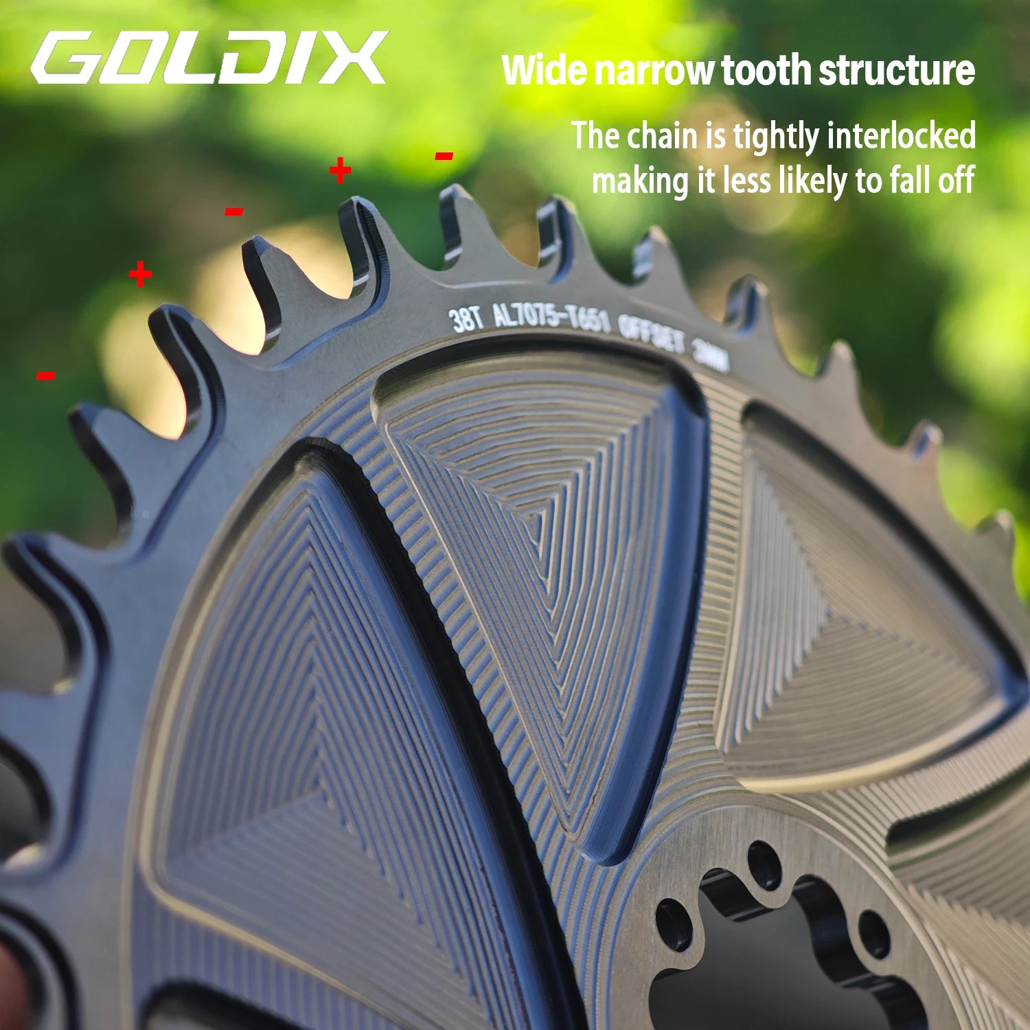 Plateau AERO GOLDIX Direct Mount 8 Boulons