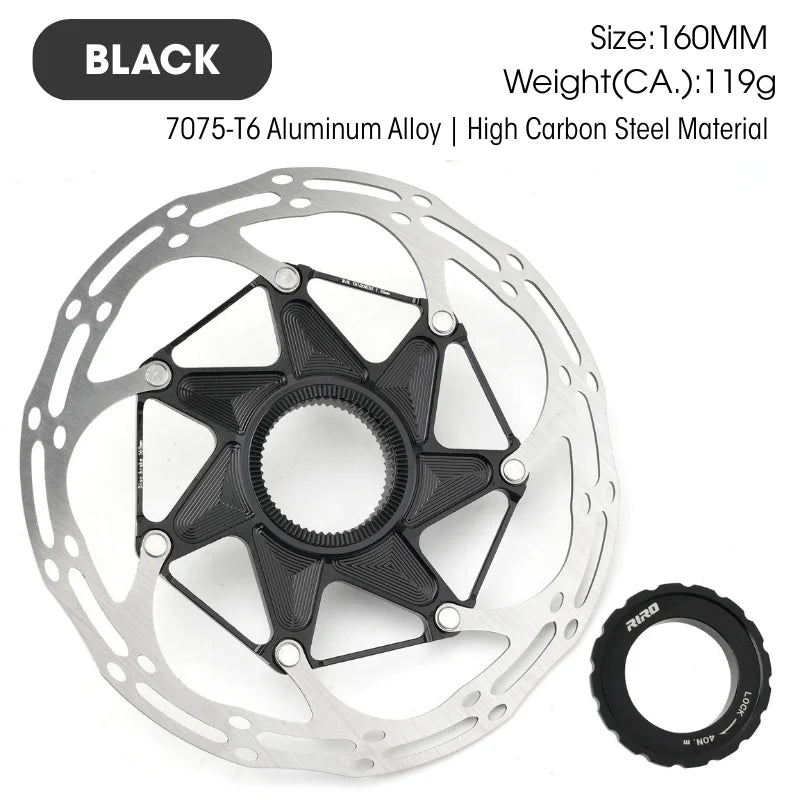 RIRO Disque de Frein VTT / Route – Centerlock 140mm & 160mm