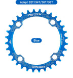 Plateau VXM Narrow-Wide Rond ou Ovale BCD 104 – Aluminium – VTT / Route