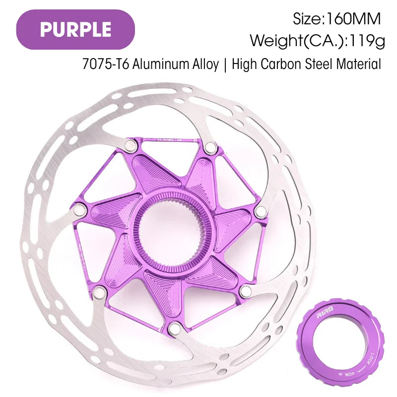 RIRO Disque de Frein VTT / Route – Centerlock 140mm & 160mm