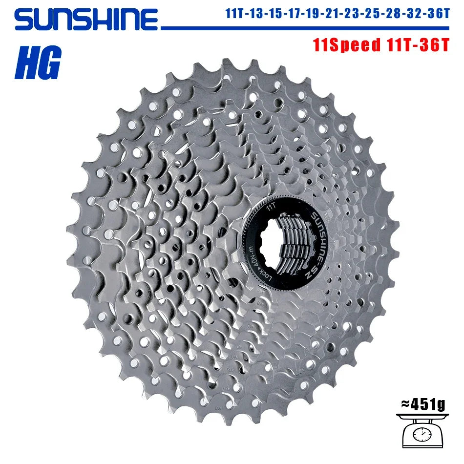Cassette Vélo Route SUNSHINE HG 11V / 12V