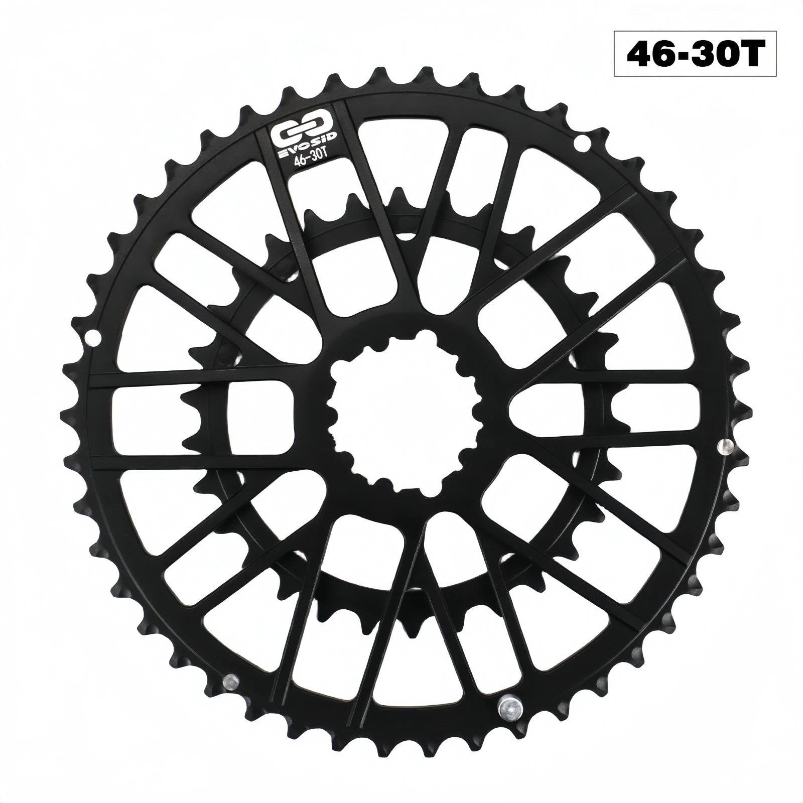 Plateau EVOSID Direct Mount 3-Boulons – Aluminium 7075 – Route 8-12V