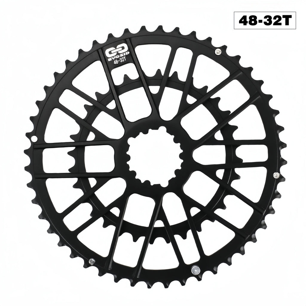 Plateau EVOSID Direct Mount 3-Boulons – Aluminium 7075 – Route 8-12V