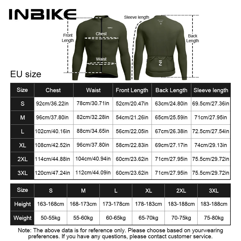 Maillot Vélo Hiver INBIKE