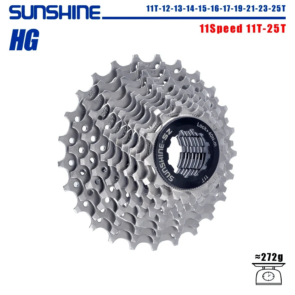 Cassette Vélo Route SUNSHINE HG 11V / 12V