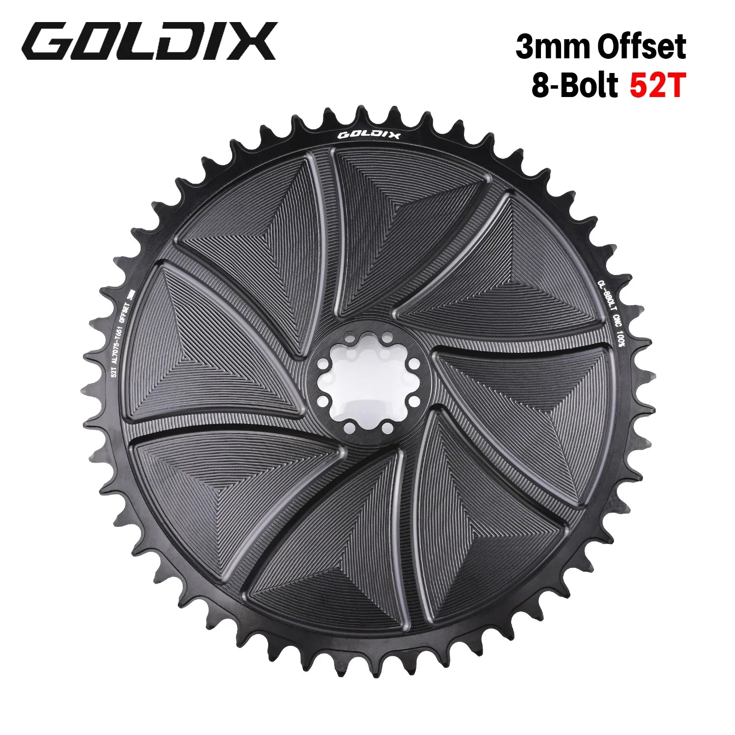 Plateau AERO GOLDIX Direct Mount 8 Boulons