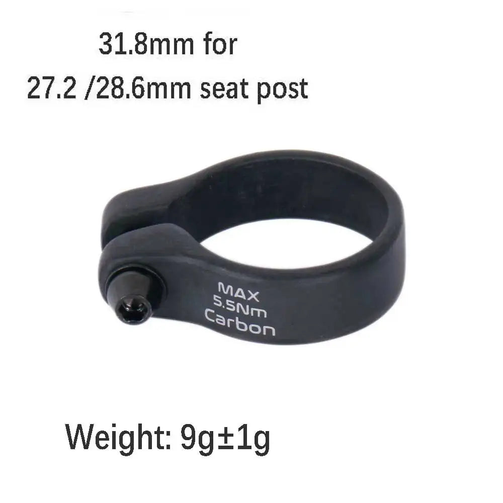 Collier de Selle Vélo ELITA ONE Carbone Ultraléger – 31.8 / 34.9 mm