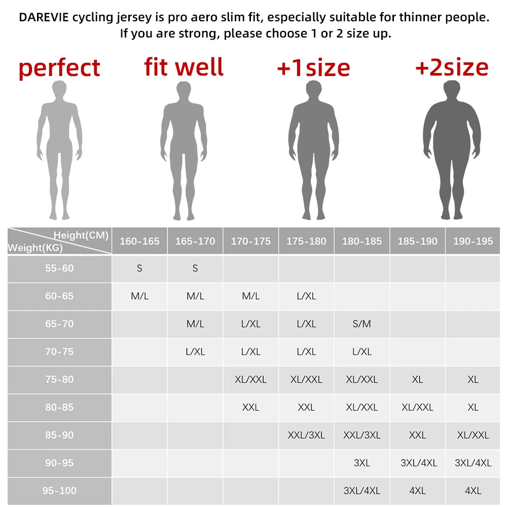 Maillot  DAREVIE Manches Court ou long