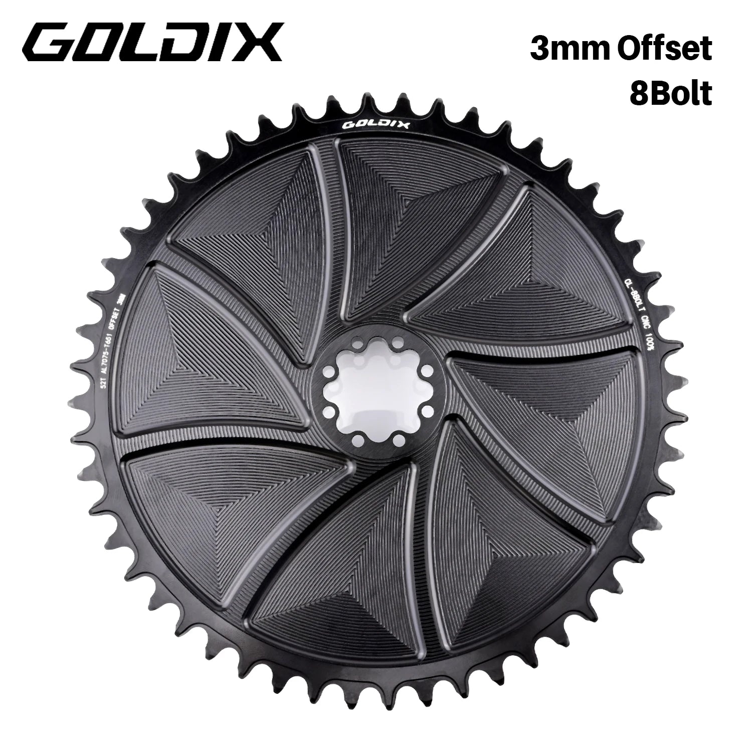 Plateau AERO GOLDIX Direct Mount 8 Boulons