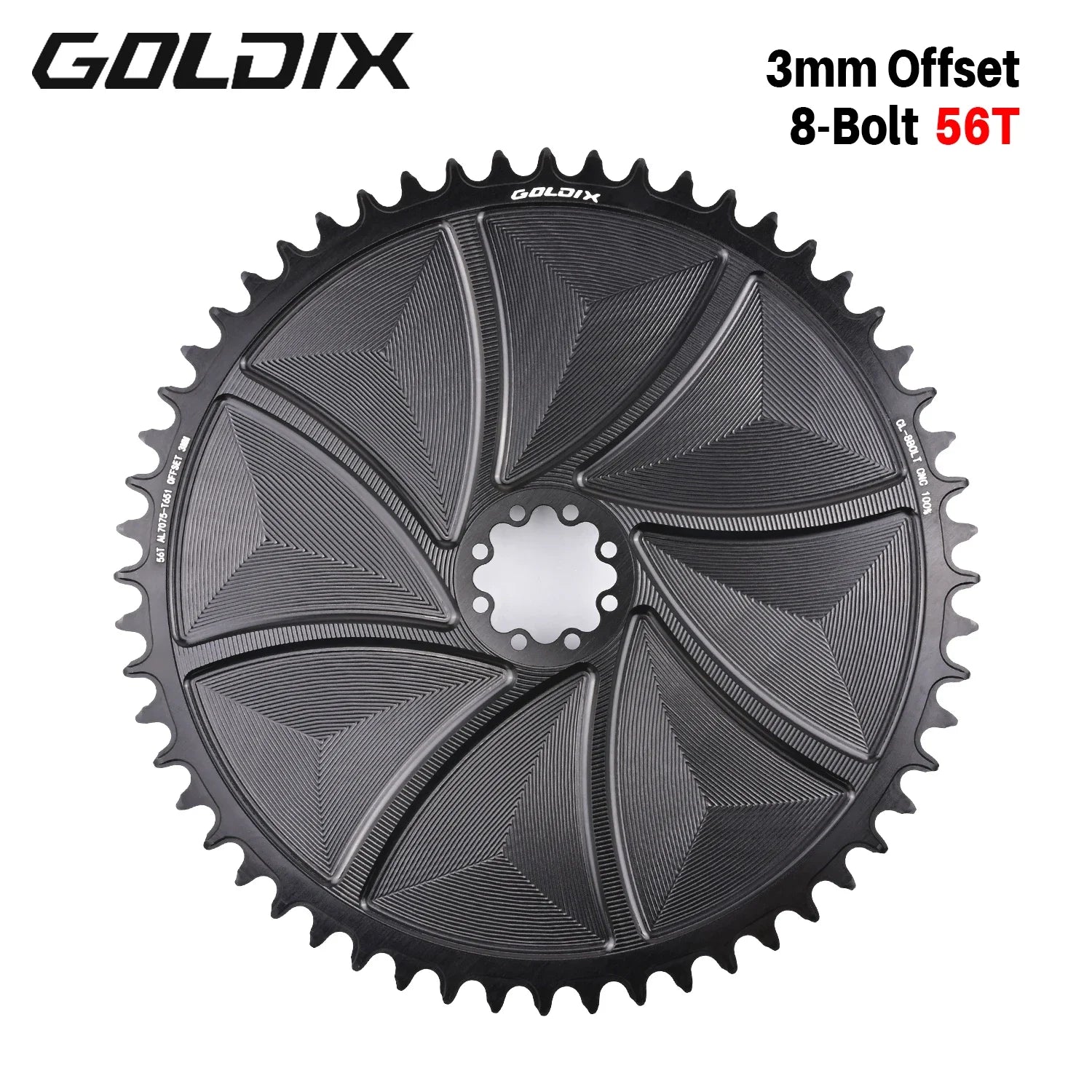 Plateau AERO GOLDIX Direct Mount 8 Boulons