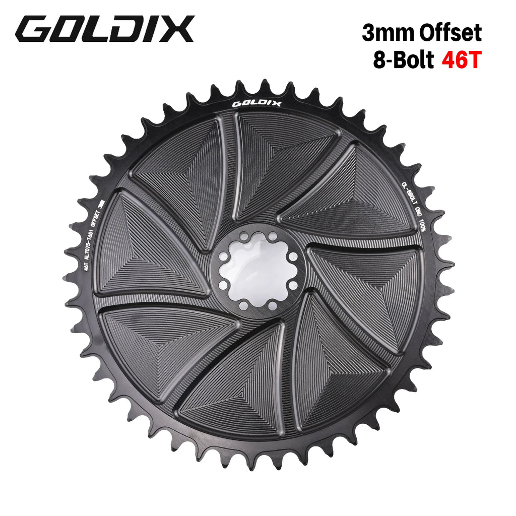 Plateau AERO GOLDIX Direct Mount 8 Boulons