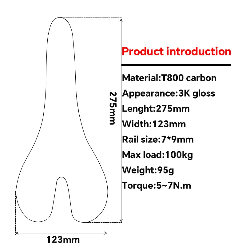 Selle Ultra light all carbon Saddle