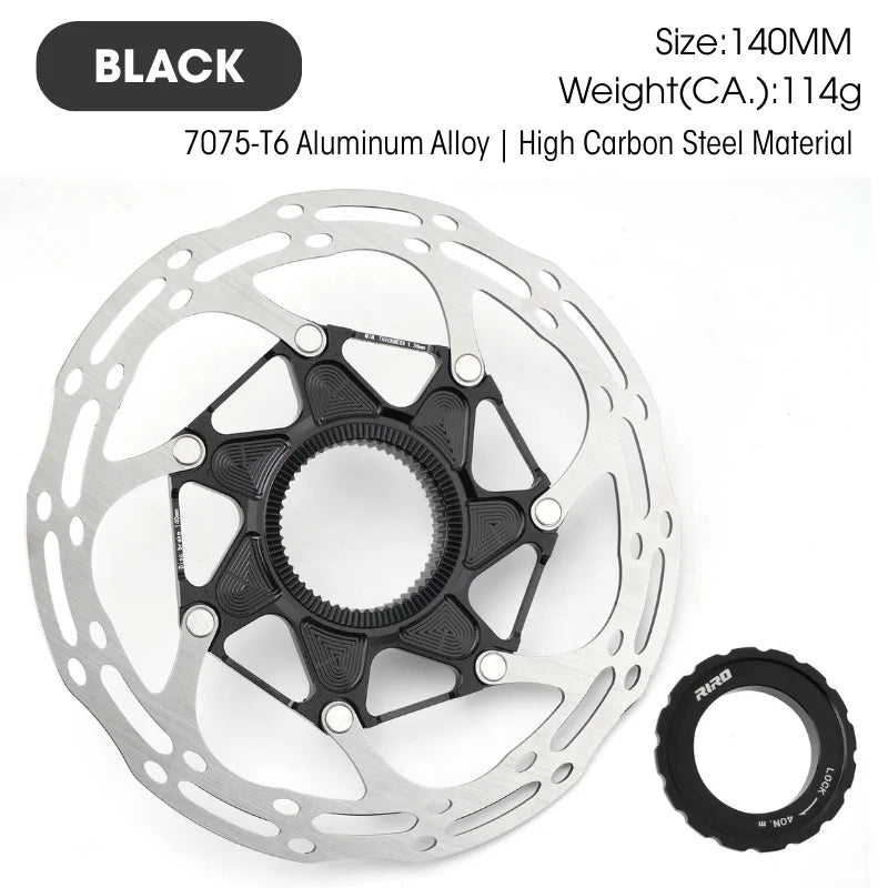RIRO Disque de Frein VTT / Route – Centerlock 140mm & 160mm