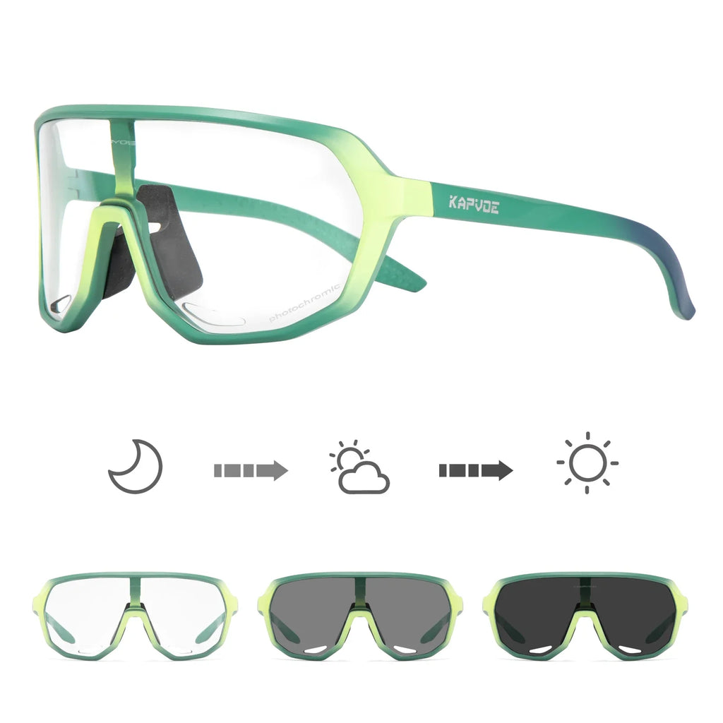 Lunettes de Cyclisme KAPVOE Photochromiques UV400