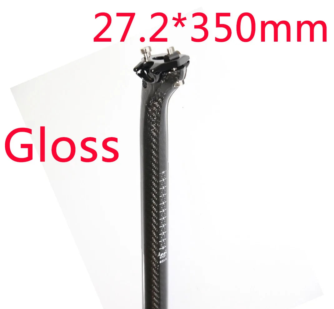 Tige de Selle Carbone 3K Vélo Route & VTT