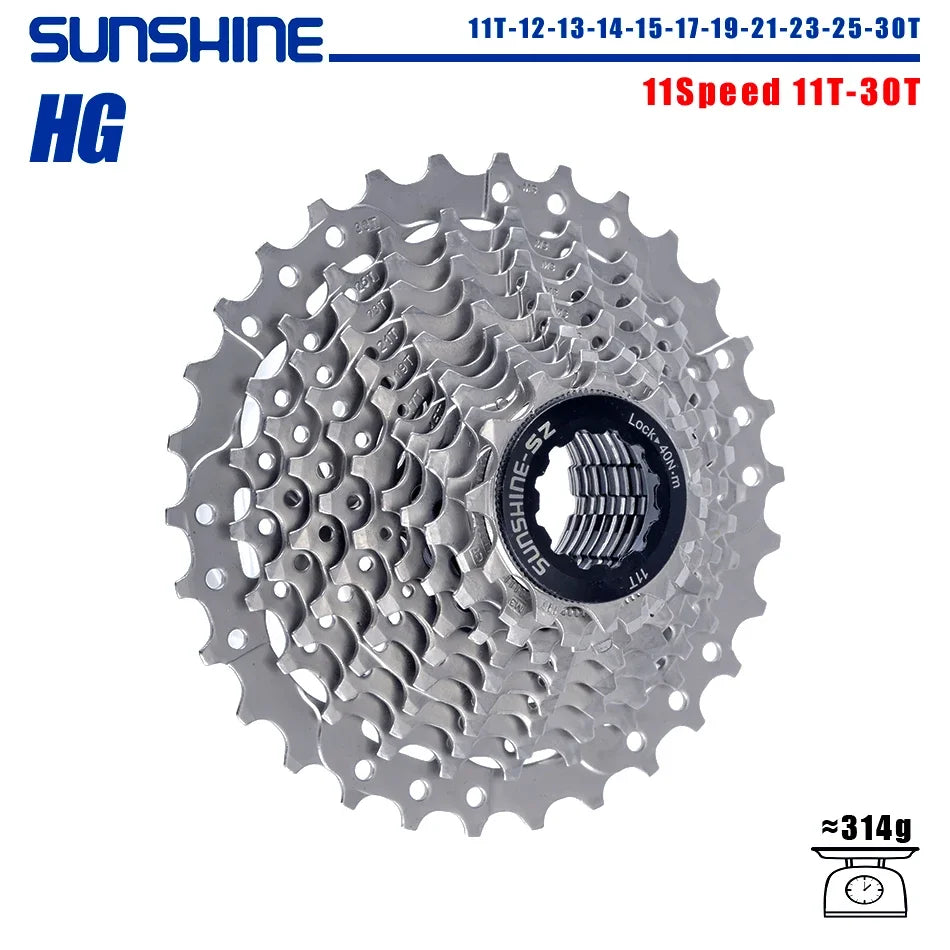 Cassette Vélo Route SUNSHINE HG 11V / 12V