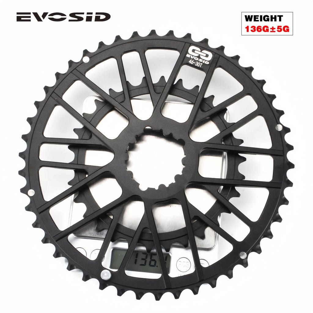 Plateau EVOSID Direct Mount 3-Boulons – Aluminium 7075 – Route 8-12V