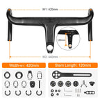 Combo cintre potence TOSEEK Carbon
