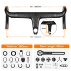 Combo cintre potence TOSEEK Carbon