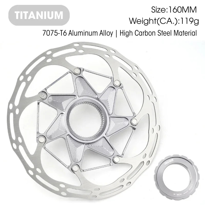 RIRO Disque de Frein VTT / Route – Centerlock 140mm & 160mm