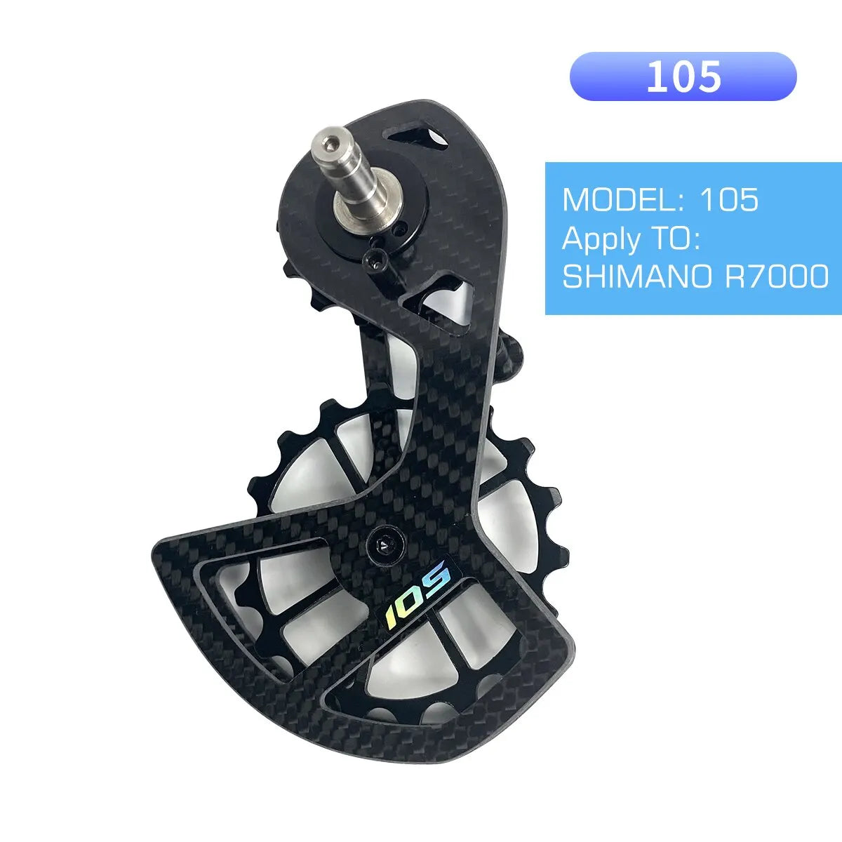 CYCLAM chape en Céramique et Fibre de Carbone – Compatible Shimano 105/Ultegra/DURA-ACE