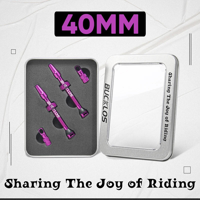 Valves Tubeless Presta BUCKLOS 40 mm