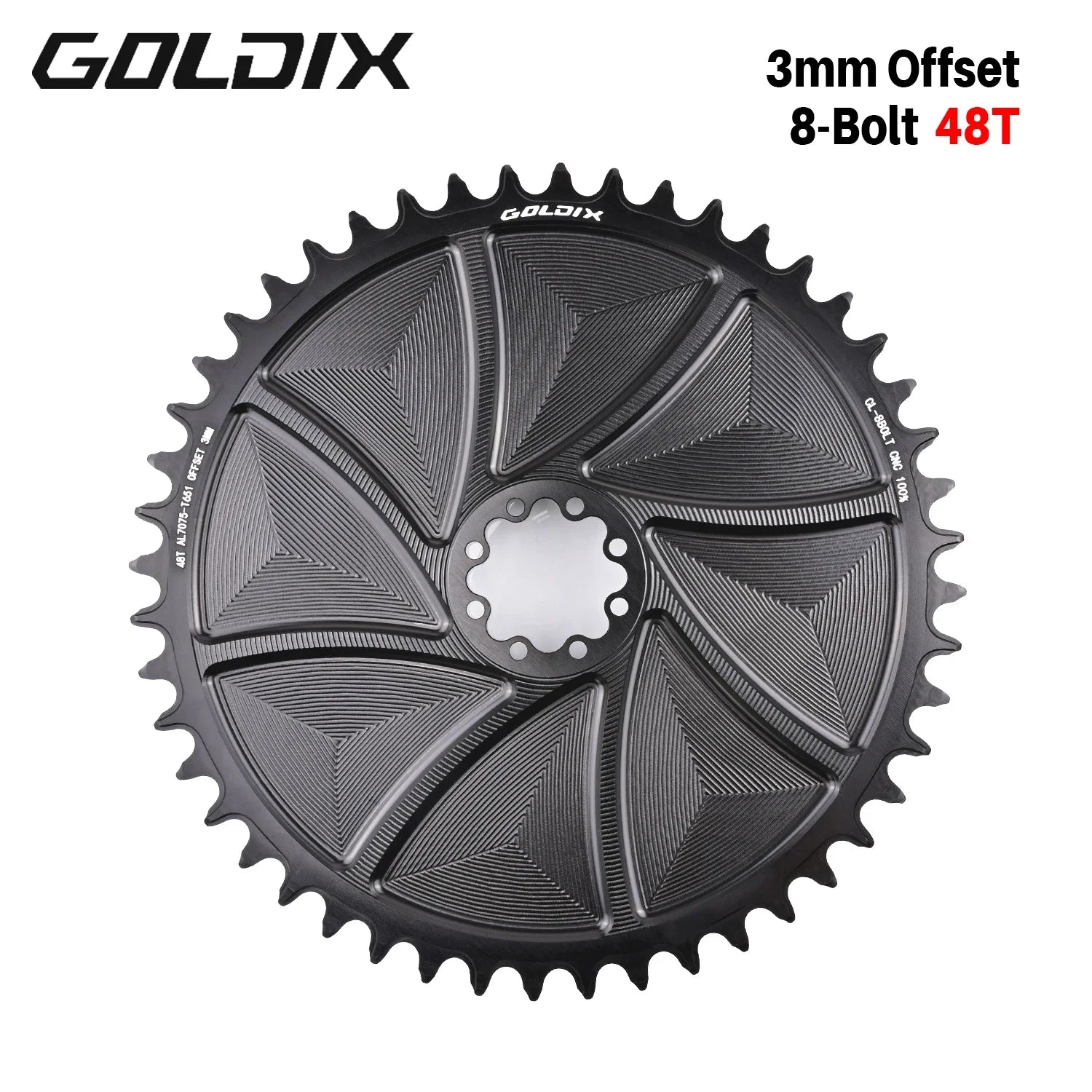 Plateau AERO GOLDIX Direct Mount 8 Boulons