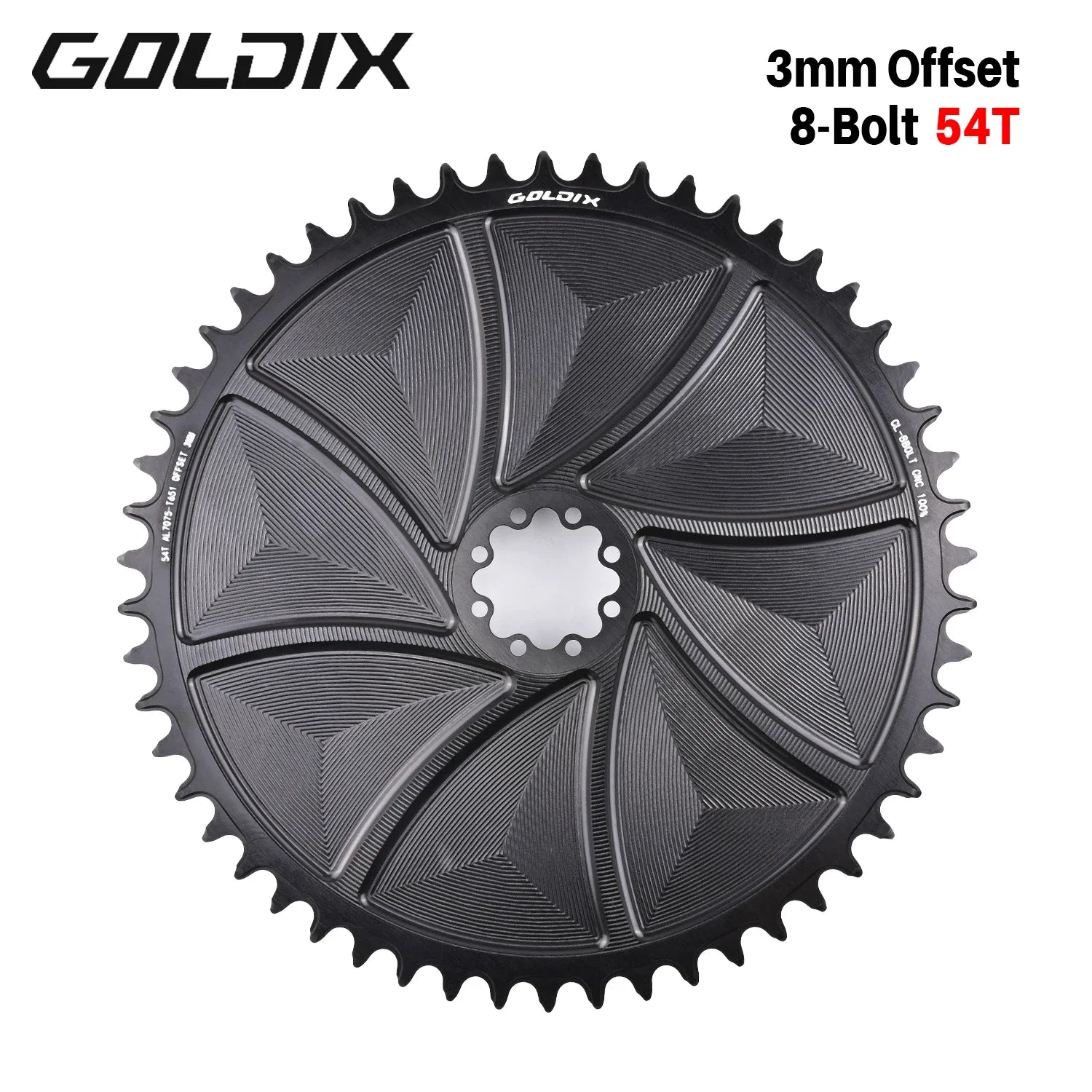 Plateau AERO GOLDIX Direct Mount 8 Boulons