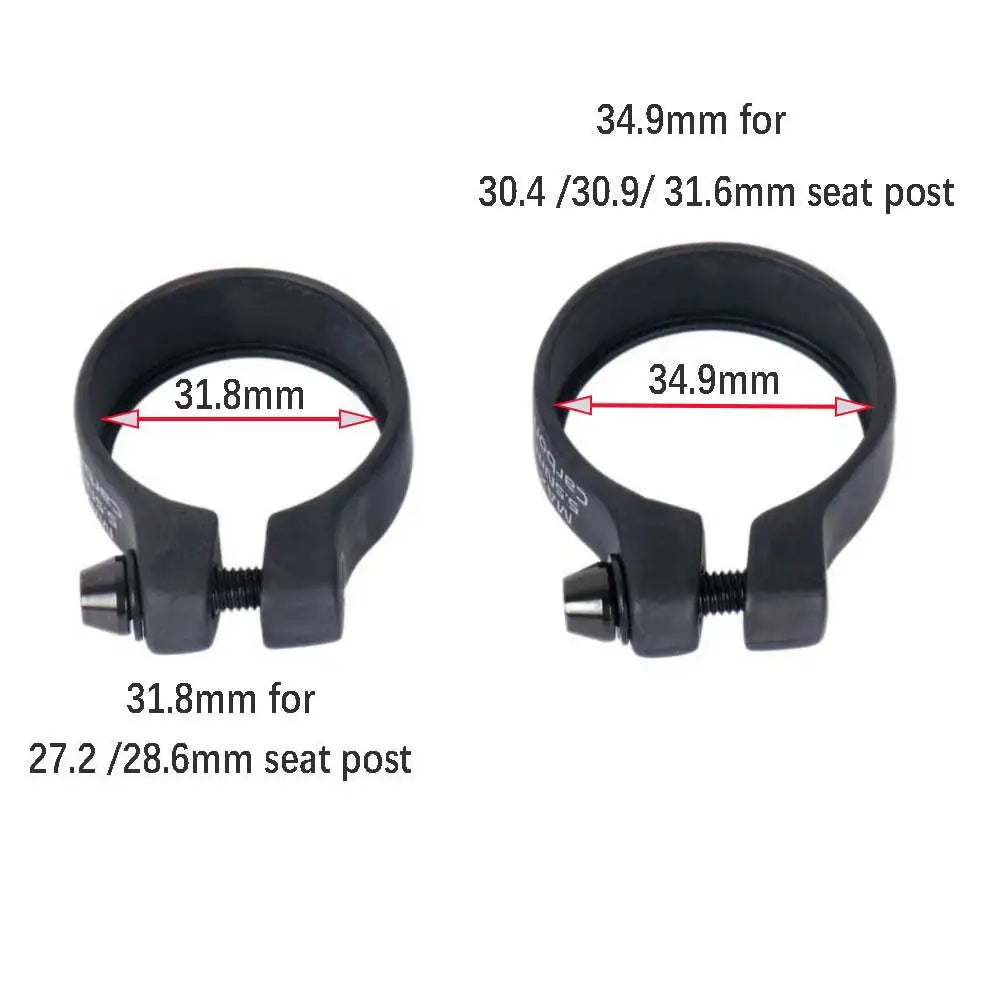 Collier de Selle Vélo ELITA ONE Carbone Ultraléger – 31.8 / 34.9 mm