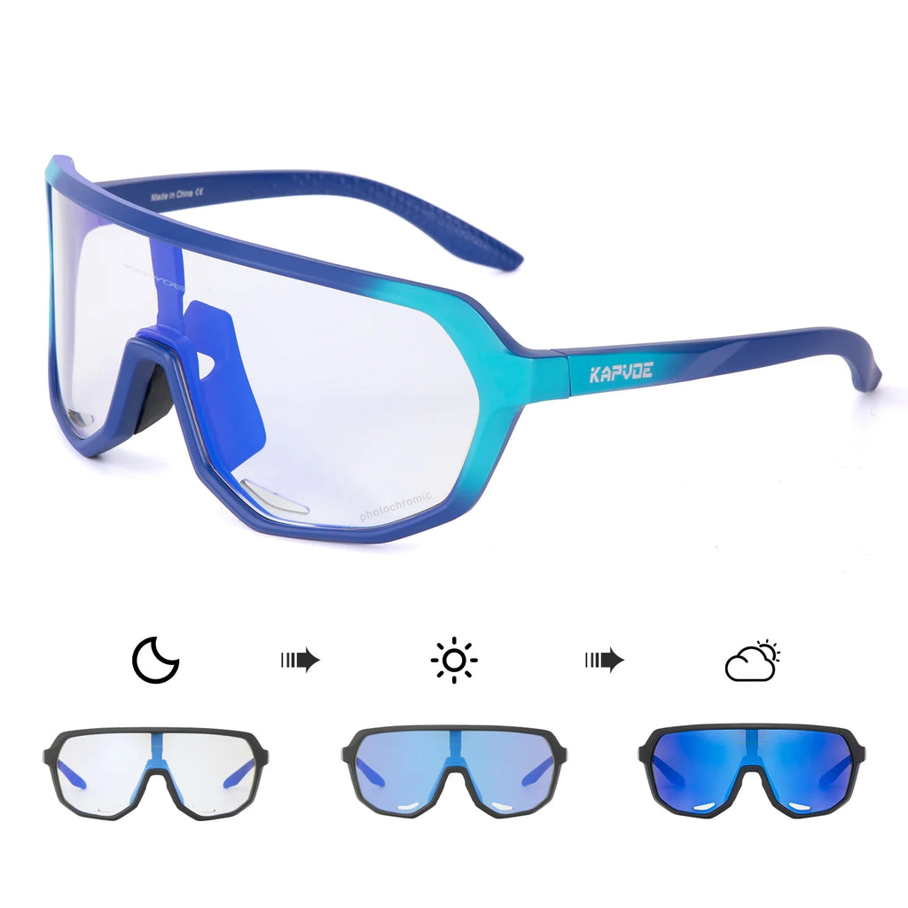 Lunettes de Cyclisme KAPVOE Photochromiques UV400