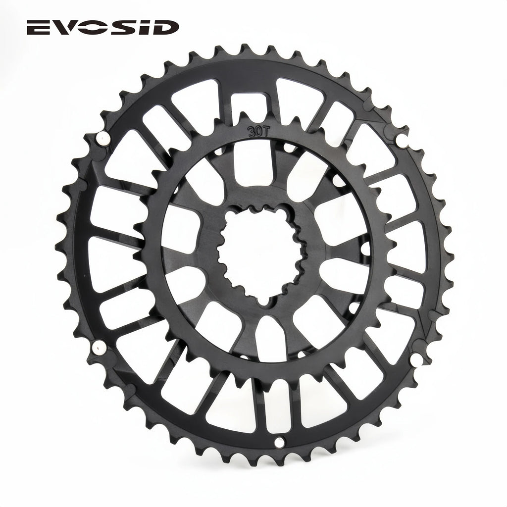 Plateau EVOSID Direct Mount 3-Boulons – Aluminium 7075 – Route 8-12V