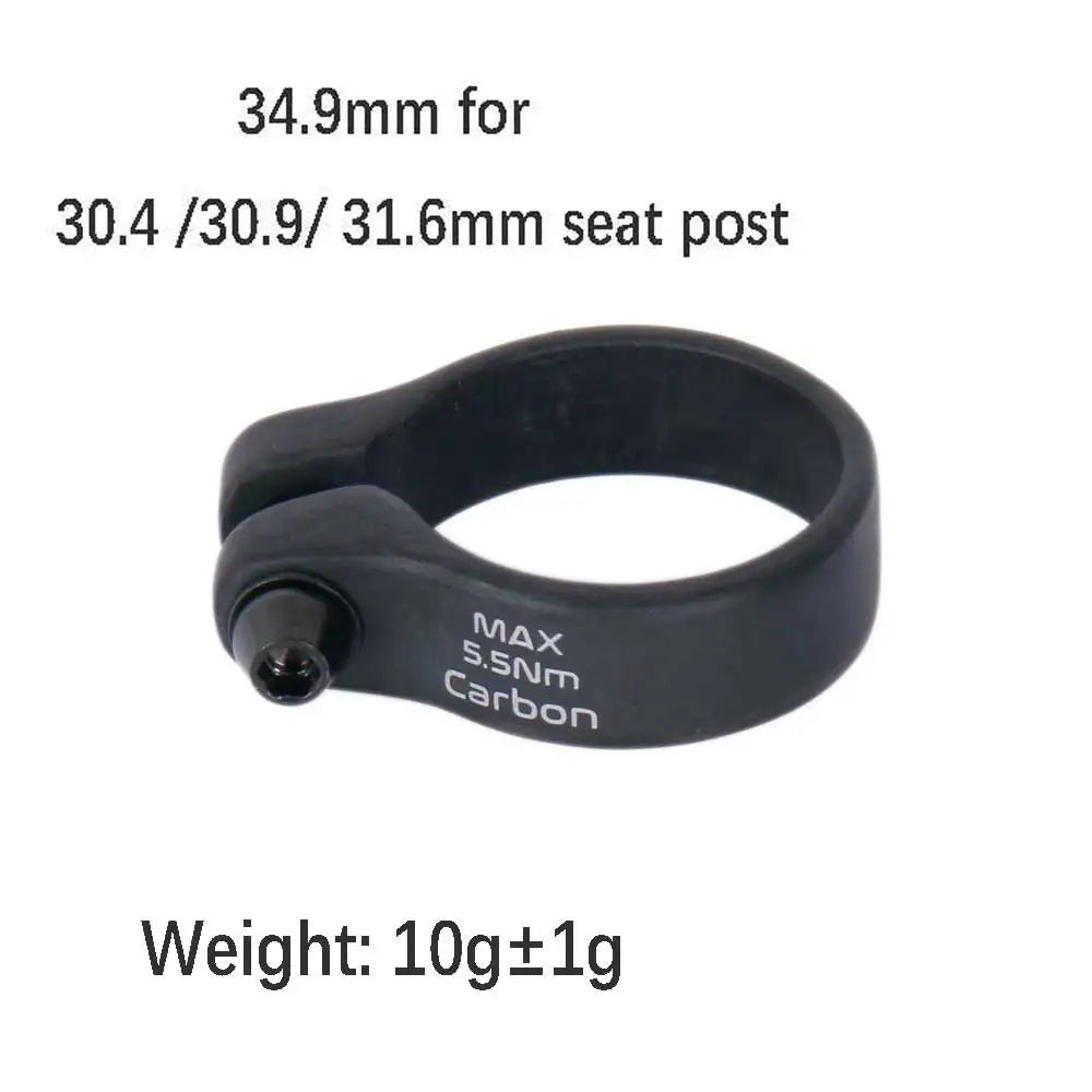 Collier de Selle Vélo ELITA ONE Carbone Ultraléger – 31.8 / 34.9 mm